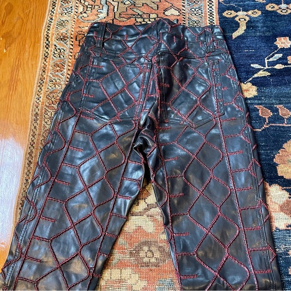 Vintage Rare Archival Lip Service S-E-X Leather Pants - Picture 4 of 9